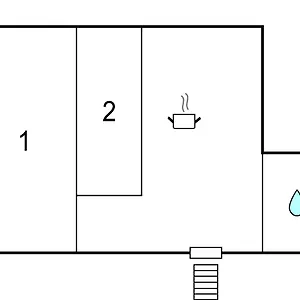 Awesome In W/ 2 Bedrooms Appartamento